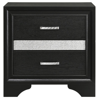 Miranda 4-piece Full Bedroom Set Black - 206360F-S4
