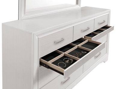 Miranda 4-piece Full Bedroom Set White - 205110F-S4