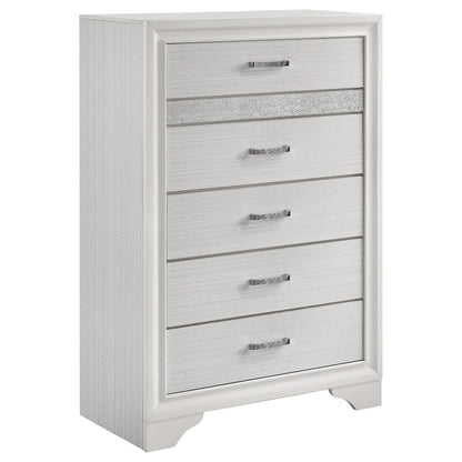 Miranda 5-piece California King Bedroom Set White - 205110KW-S5