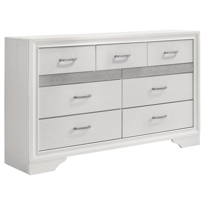 Miranda 5-piece California King Bedroom Set White - 205110KW-S5
