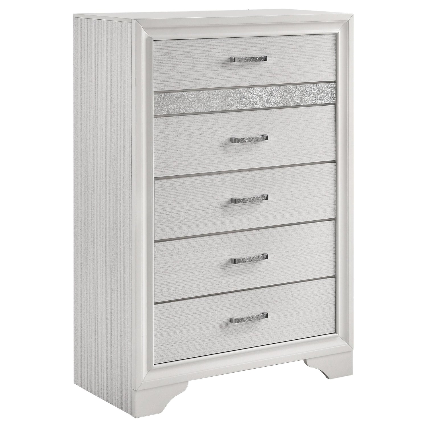 Miranda 5-piece Full Bedroom Set White - 205110F-S5