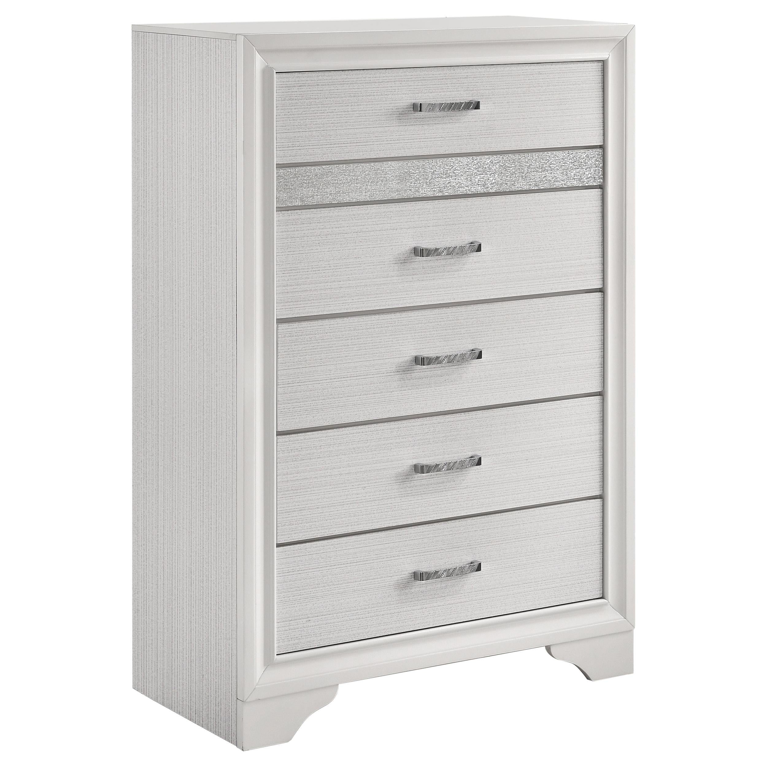 Miranda 5-piece Queen Bedroom Set White - 205110Q-S5