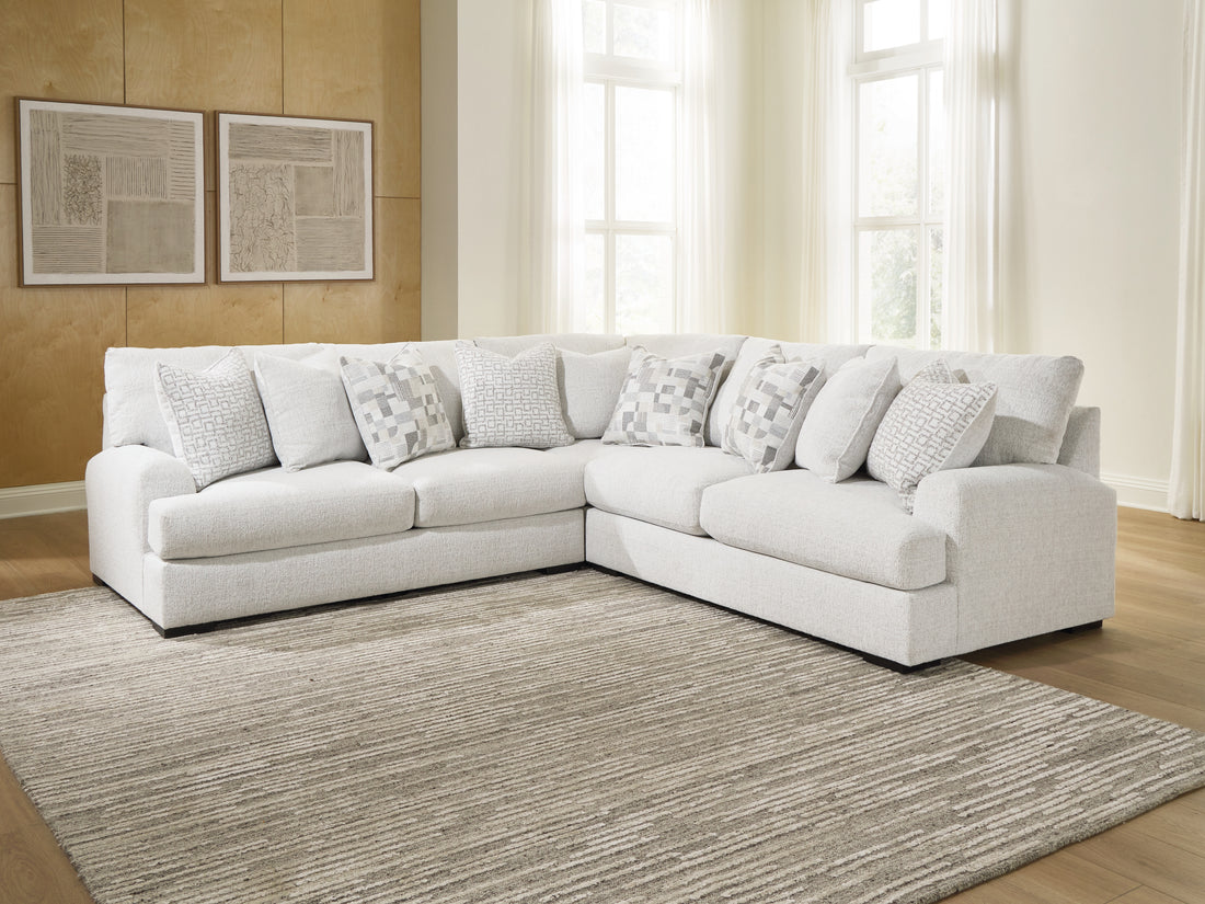 Misty-Lakes Chalk 3-Piece Sectional - PC66906S4