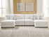 Misty-Lakes Chalk 4-Piece Double Chaise Sectional - PC66906S8