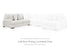 Misty-Lakes Chalk Left-Arm Facing Loveseat - PC6690655