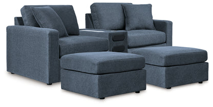 Modmax 3-Piece Sectional and 2 Ottomans - 92121U26