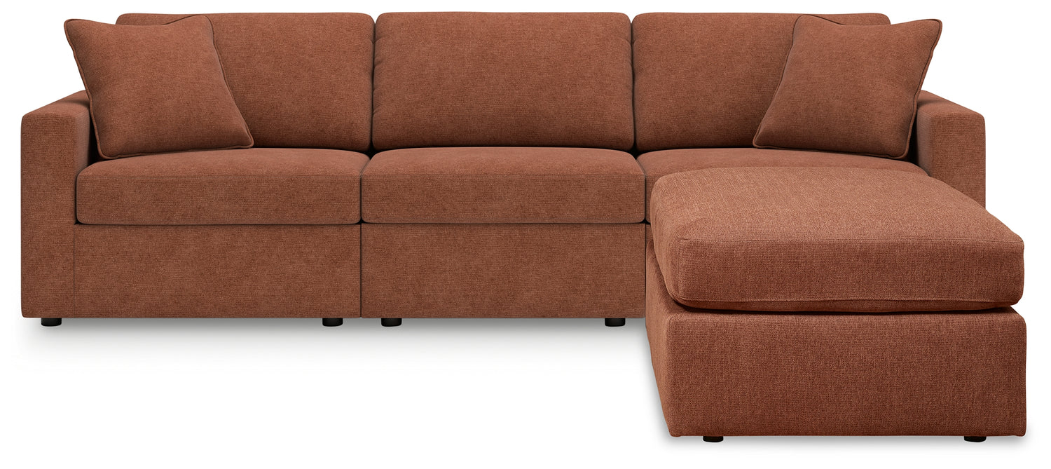 Modmax  3-Piece Sectional and Ottoman - 92102U4