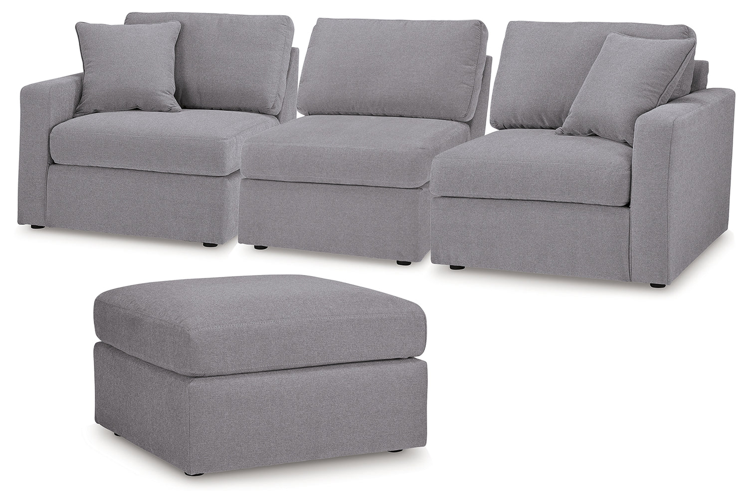Modmax  3-Piece Sectional and Ottoman - 92104U4