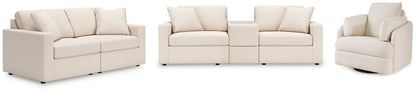 Modmax  3-Piece Sectional Sofa, 2-Piece Sectional Loveseat and Swivel Glider Recliner - 92103U23