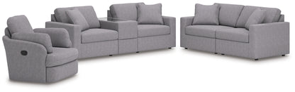 Modmax  3-Piece Sectional Sofa, 2-Piece Sectional Loveseat and Swivel Glider Recliner - 92104U23
