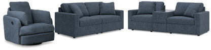 Modmax  3-Piece Sectional Sofa, 2-Piece Sectional Loveseat and Swivel Glider Recliner - 92121U23