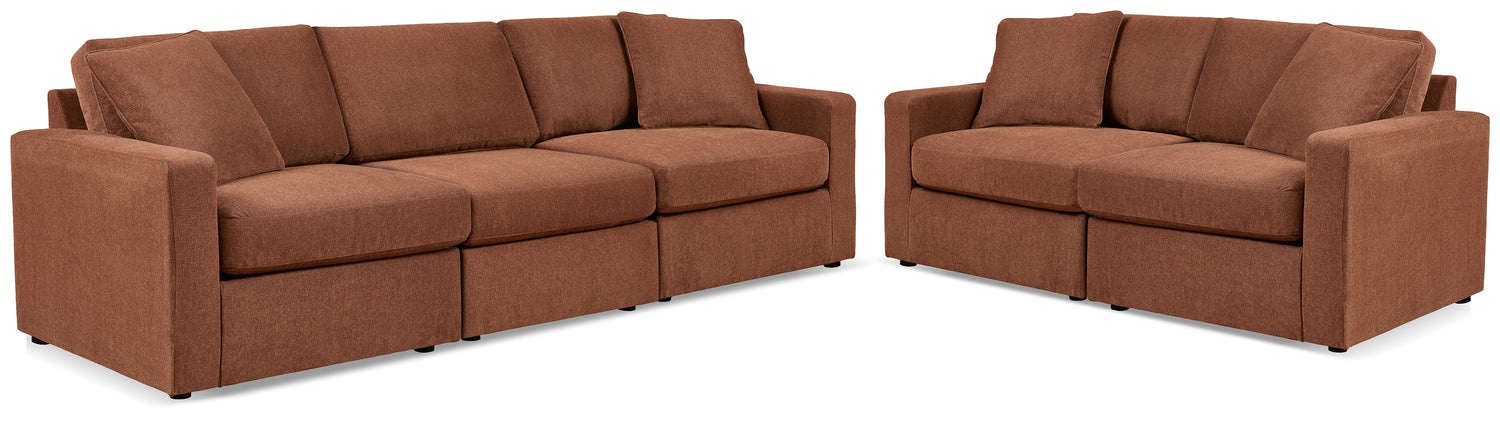 Modmax  3-Piece Sectional Sofa and 2-Piece Sectional Loveseat - 92102U20