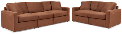 Modmax  3-Piece Sectional Sofa and 2-Piece Sectional Loveseat - 92102U20