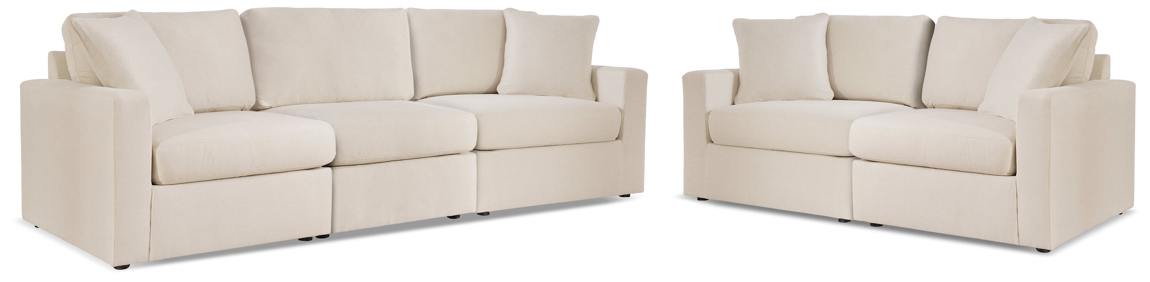 Modmax  3-Piece Sectional Sofa and 2-Piece Sectional Loveseat - 92103U20