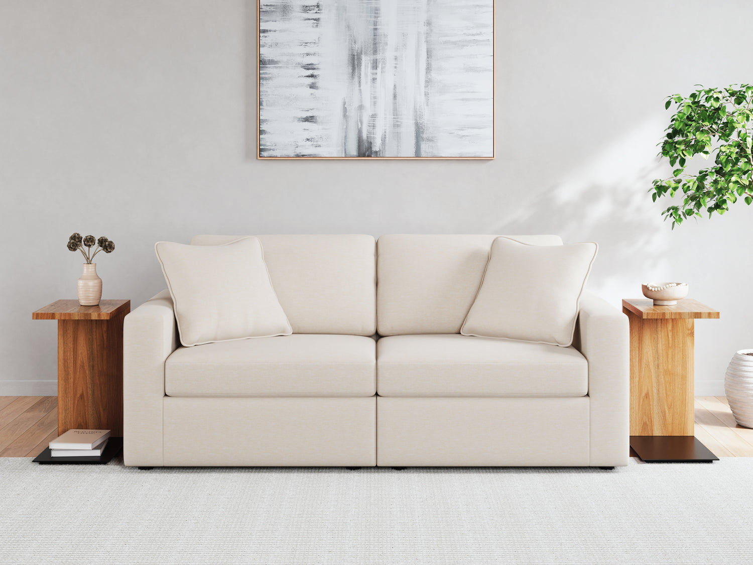 Modmax  3-Piece Sectional Sofa and 2-Piece Sectional Loveseat - 92103U20
