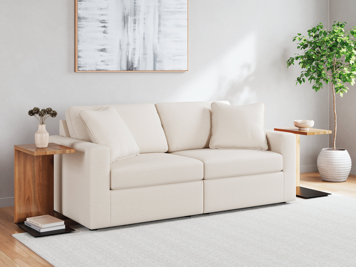 Modmax  3-Piece Sectional Sofa and 2-Piece Sectional Loveseat - 92103U22