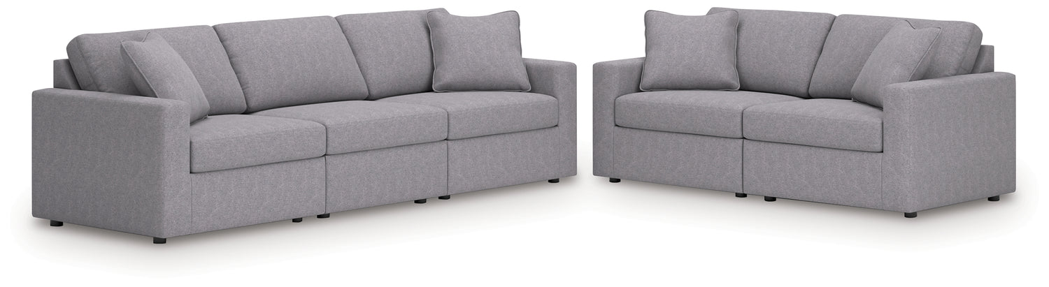 Modmax  3-Piece Sectional Sofa and 2-Piece Sectional Loveseat - 92104U20