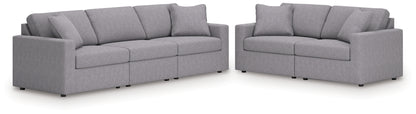 Modmax  3-Piece Sectional Sofa and 2-Piece Sectional Loveseat - 92104U20