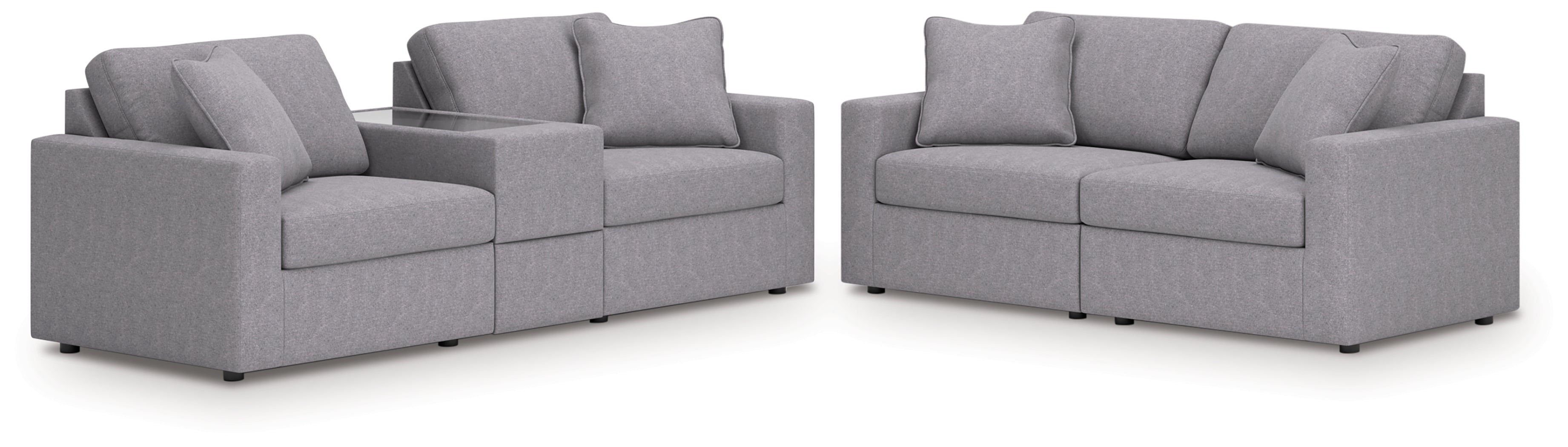 Modmax  3-Piece Sectional Sofa and 2-Piece Sectional Loveseat - 92104U22