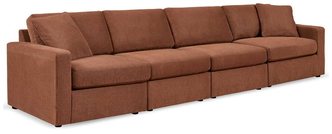 Modmax  4-Piece Sectional and 2 Ottomans - 92102U1