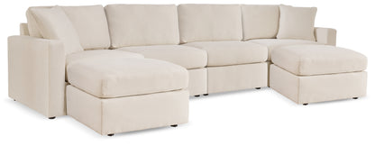 Modmax  4-Piece Sectional and 2 Ottomans - 92103U1