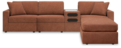 Modmax  4-Piece Sectional and Ottoman - 92102U11