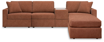Modmax  4-Piece Sectional and Ottoman - 92102U12