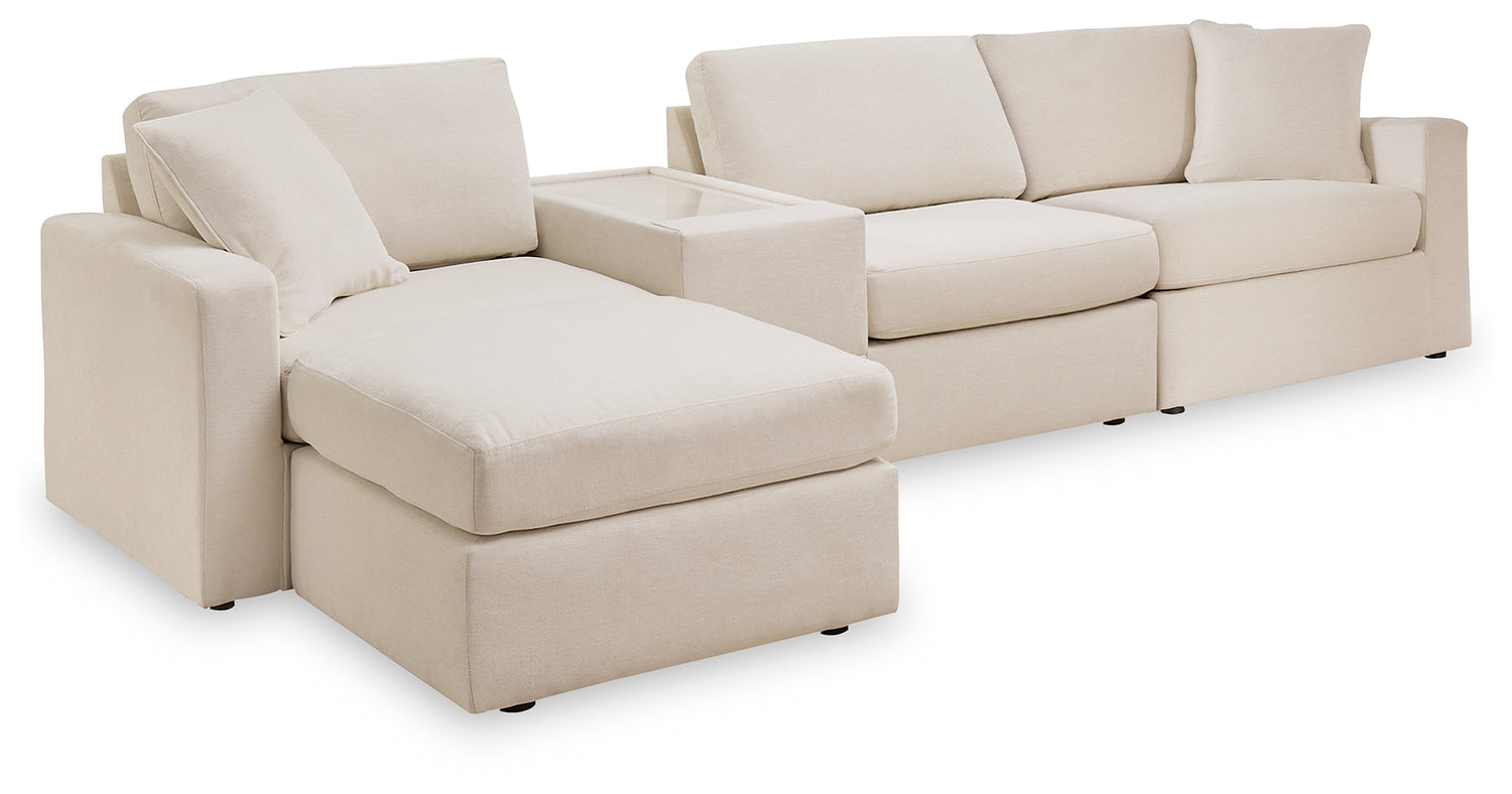 Modmax  4-Piece Sectional and Ottoman - 92103U12