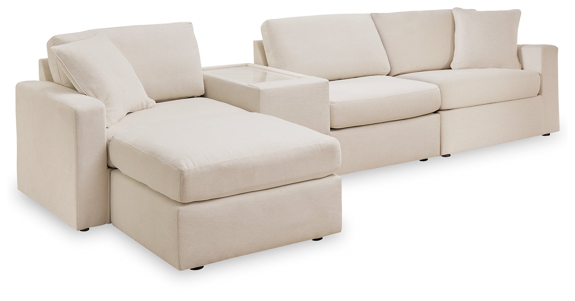 Modmax  4-Piece Sectional and Ottoman - 92103U12