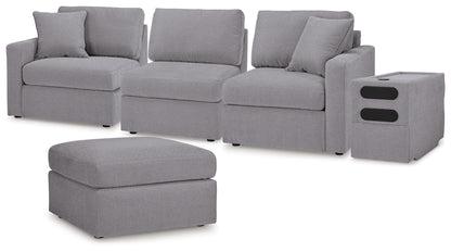 Modmax  4-Piece Sectional and Ottoman - 92104U11