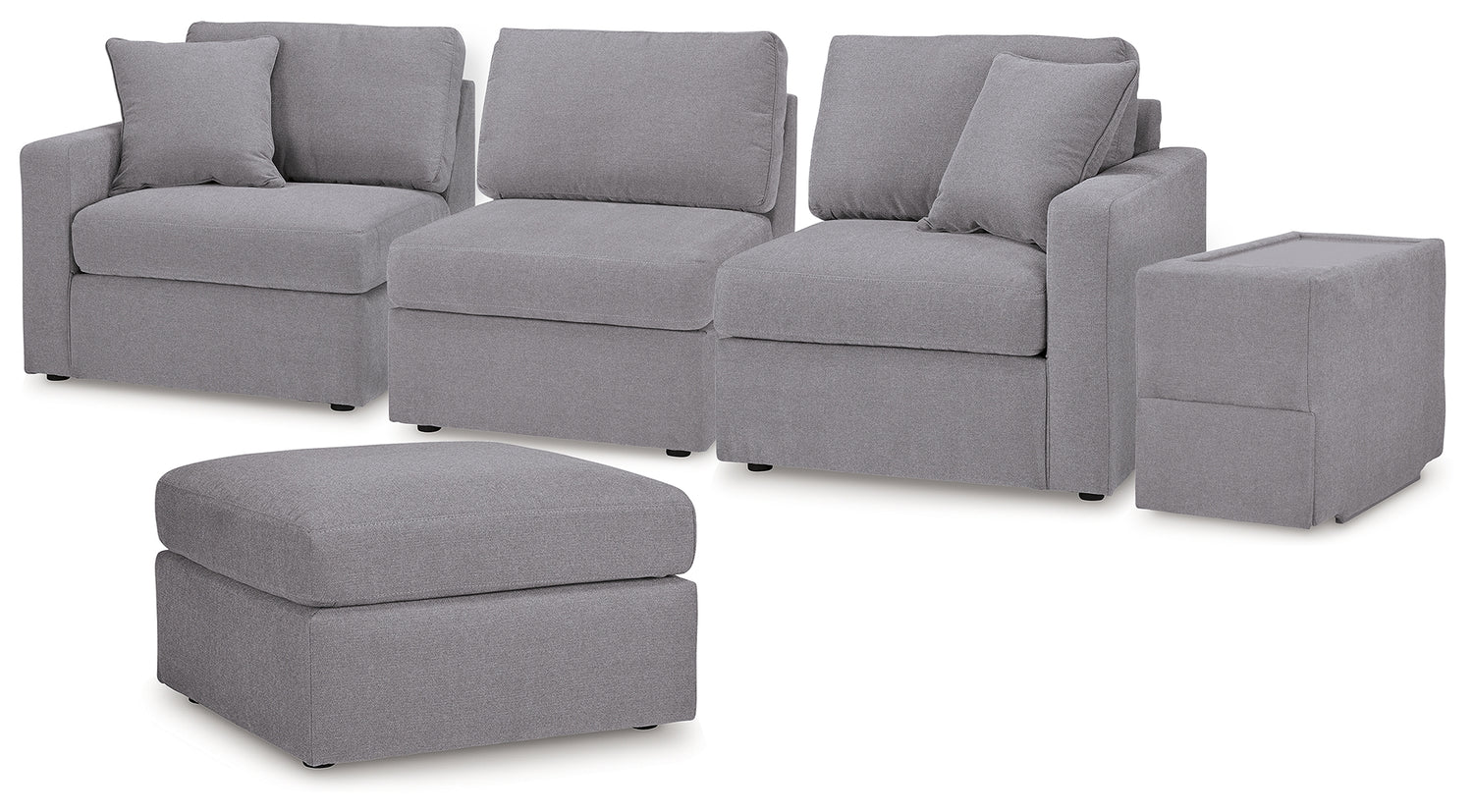 Modmax  4-Piece Sectional and Ottoman - 92104U12