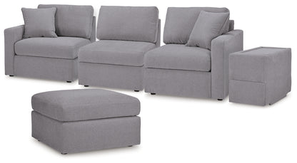 Modmax  4-Piece Sectional and Ottoman - 92104U12