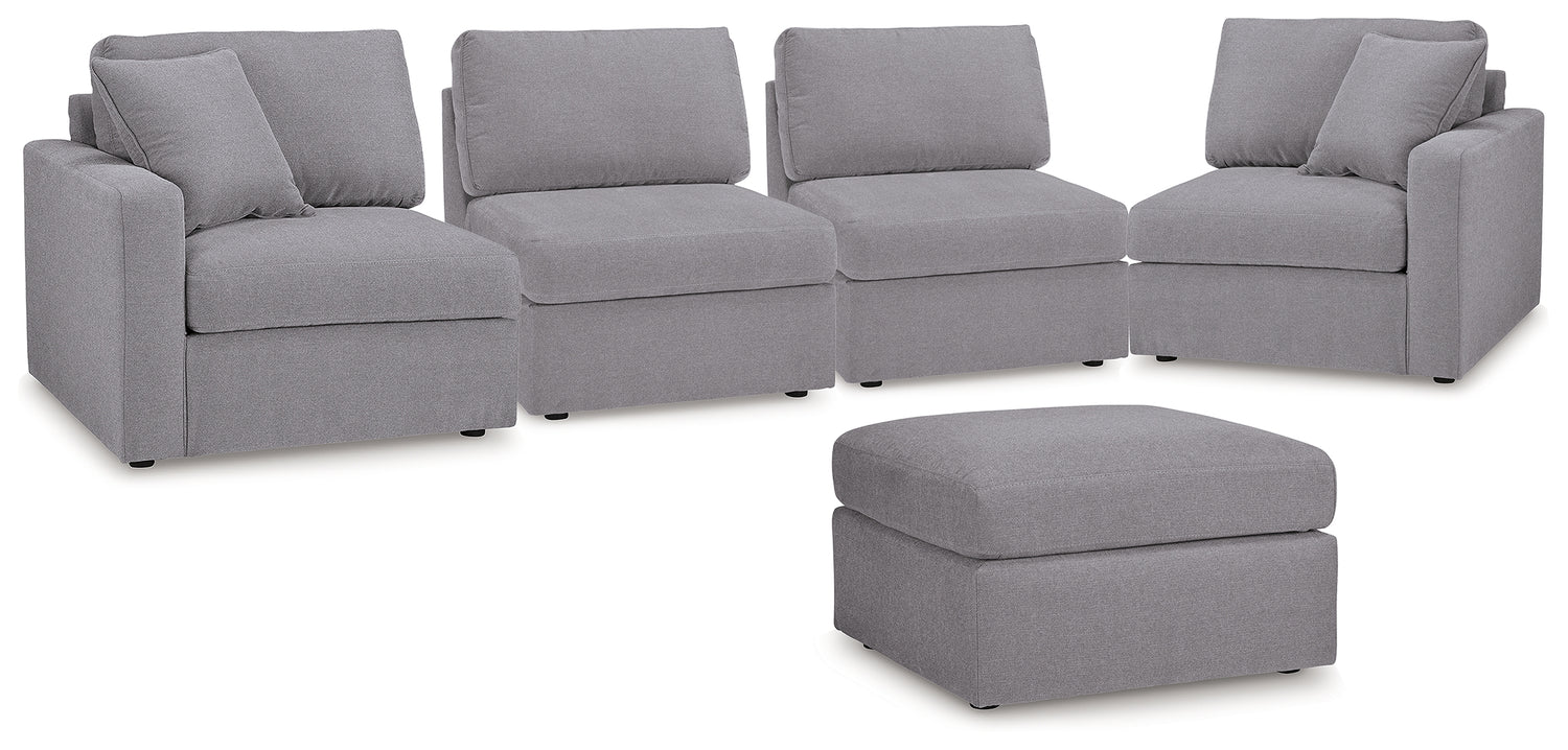 Modmax  4-Piece Sectional and Ottoman - 92104U2
