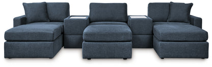 Modmax  5-Piece Sectional and 3 Ottomans - 92121U19