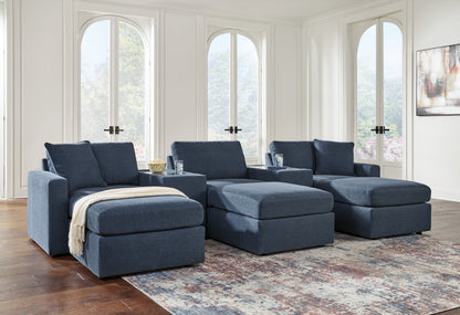 Modmax  5-Piece Sectional and 3 Ottomans - 92121U19