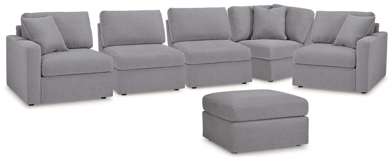 Modmax  5-Piece Sectional and Ottoman - 92104U14