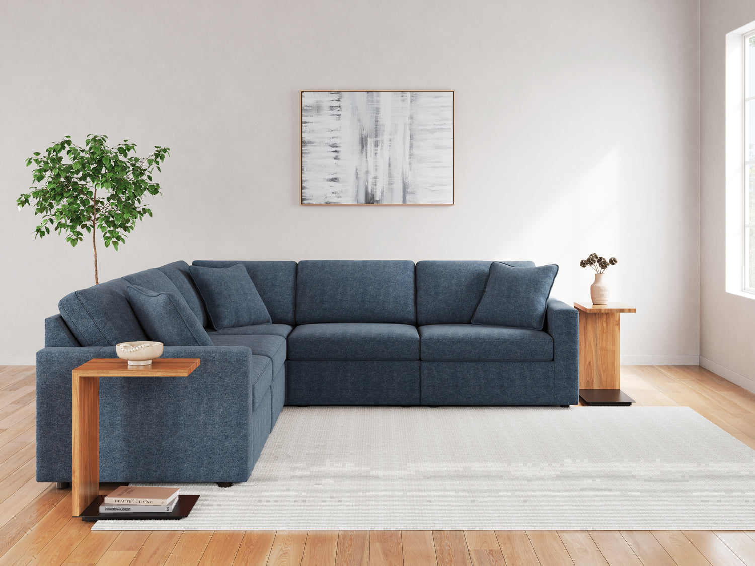 Modmax  5-Piece Sectional and Ottoman - 92121U14