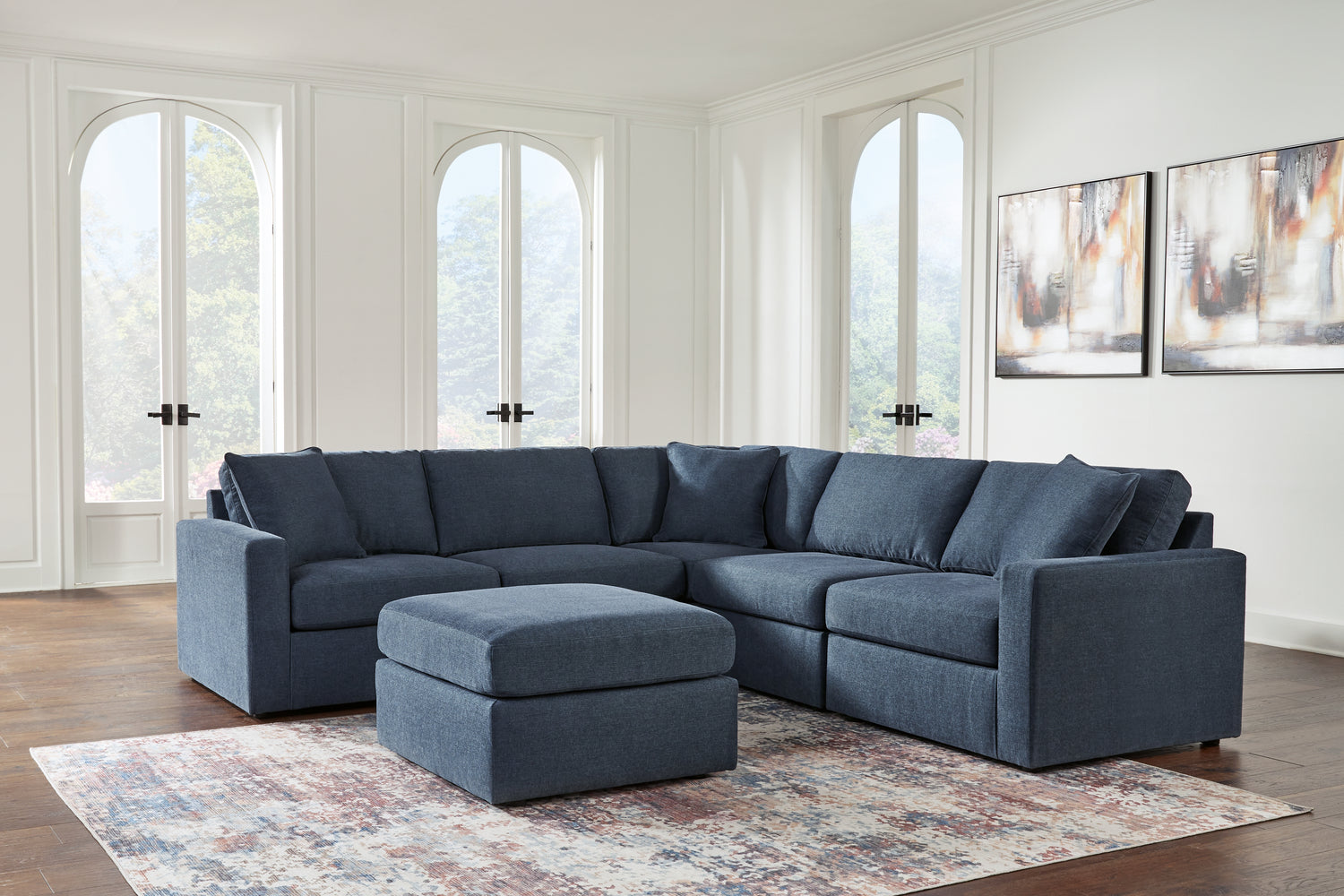 Modmax  5-Piece Sectional and Ottoman - 92121U14