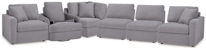 Modmax  5-Piece Sectional and Swivel Glider Recliner - 92104U15