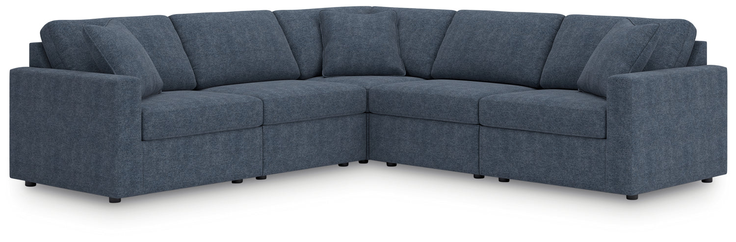 Modmax  5-Piece Sectional and Swivel Glider Recliner - 92121U15