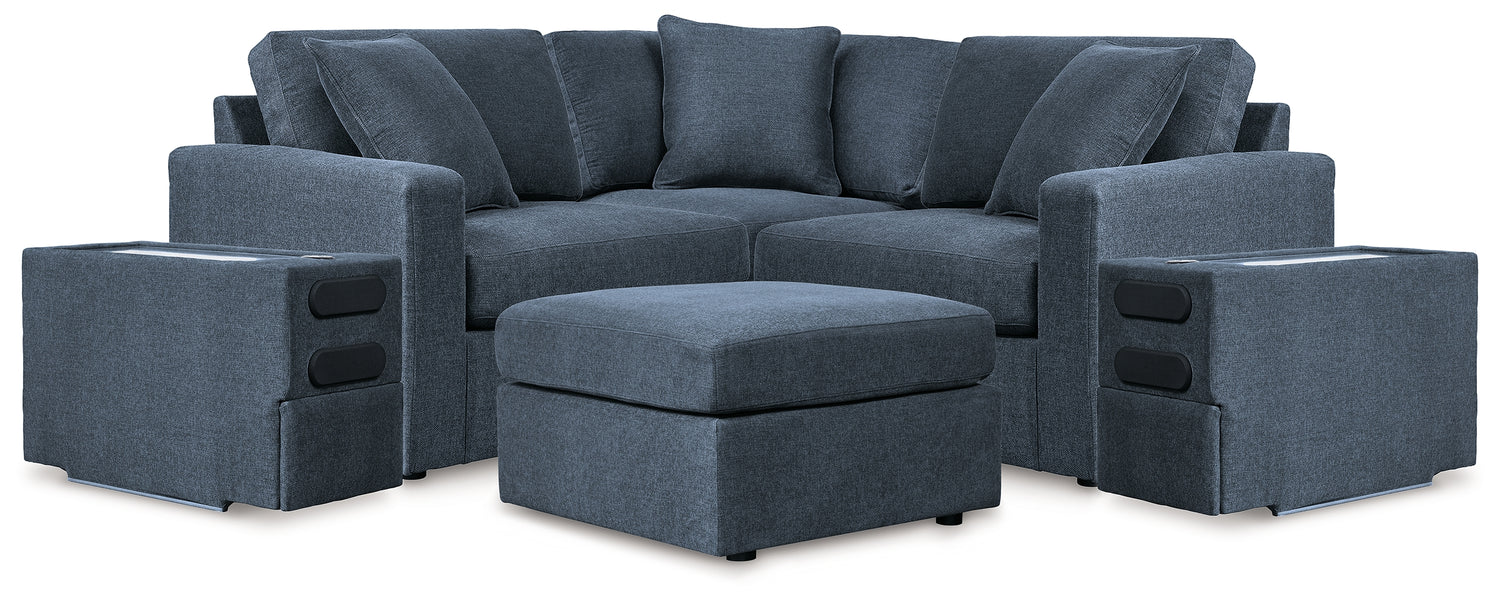 Modmax 5-Piece Sectional with Audio Console and Ottoman - 92121U24