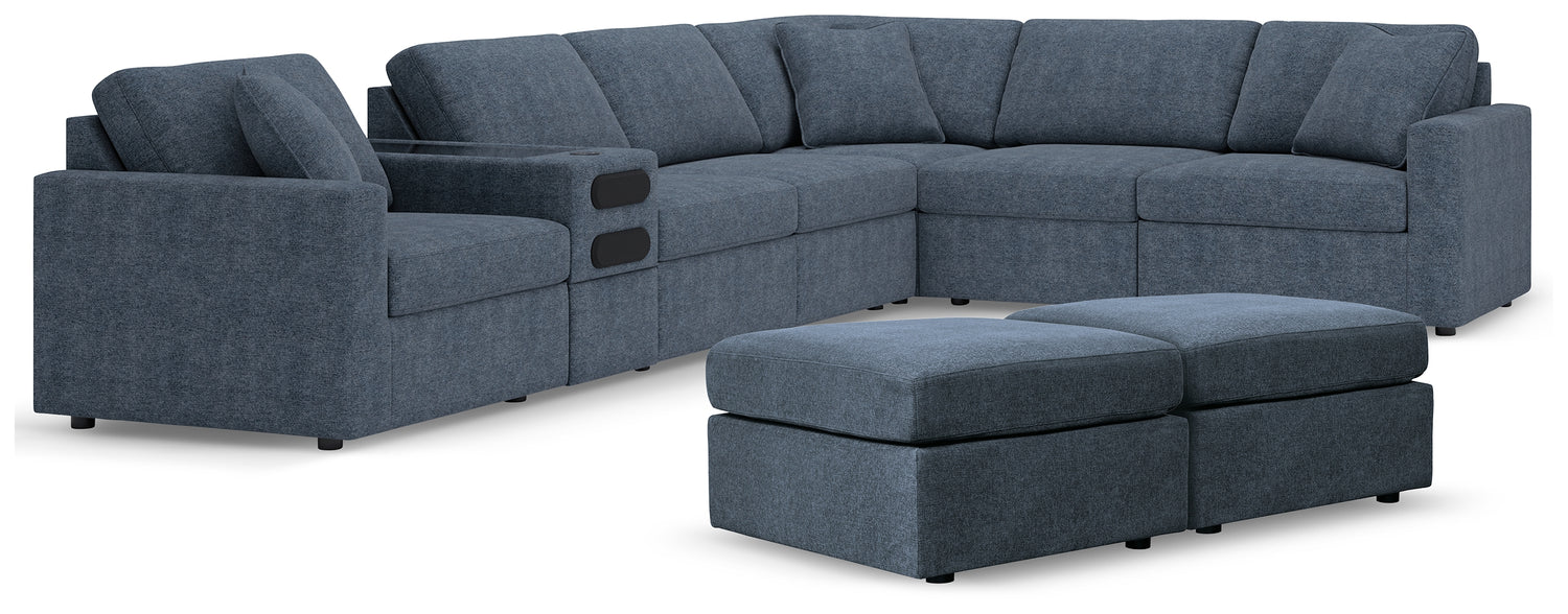 Modmax  6-Piece Sectional and 2 Ottomans - 92121U8