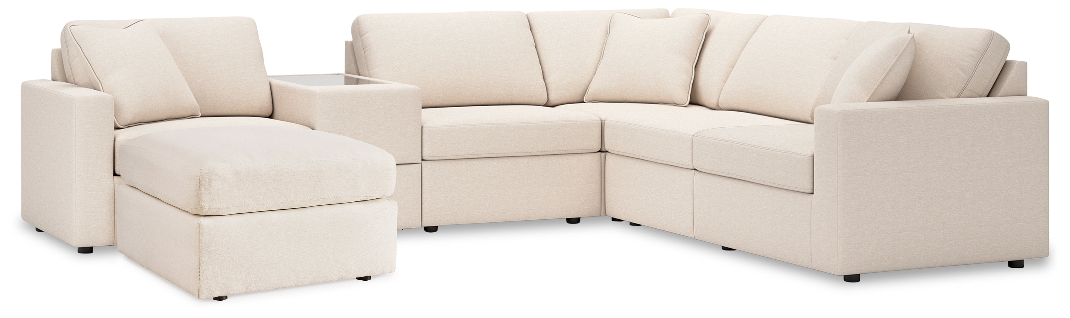 Modmax  6-Piece Sectional and Ottoman - 92103U16