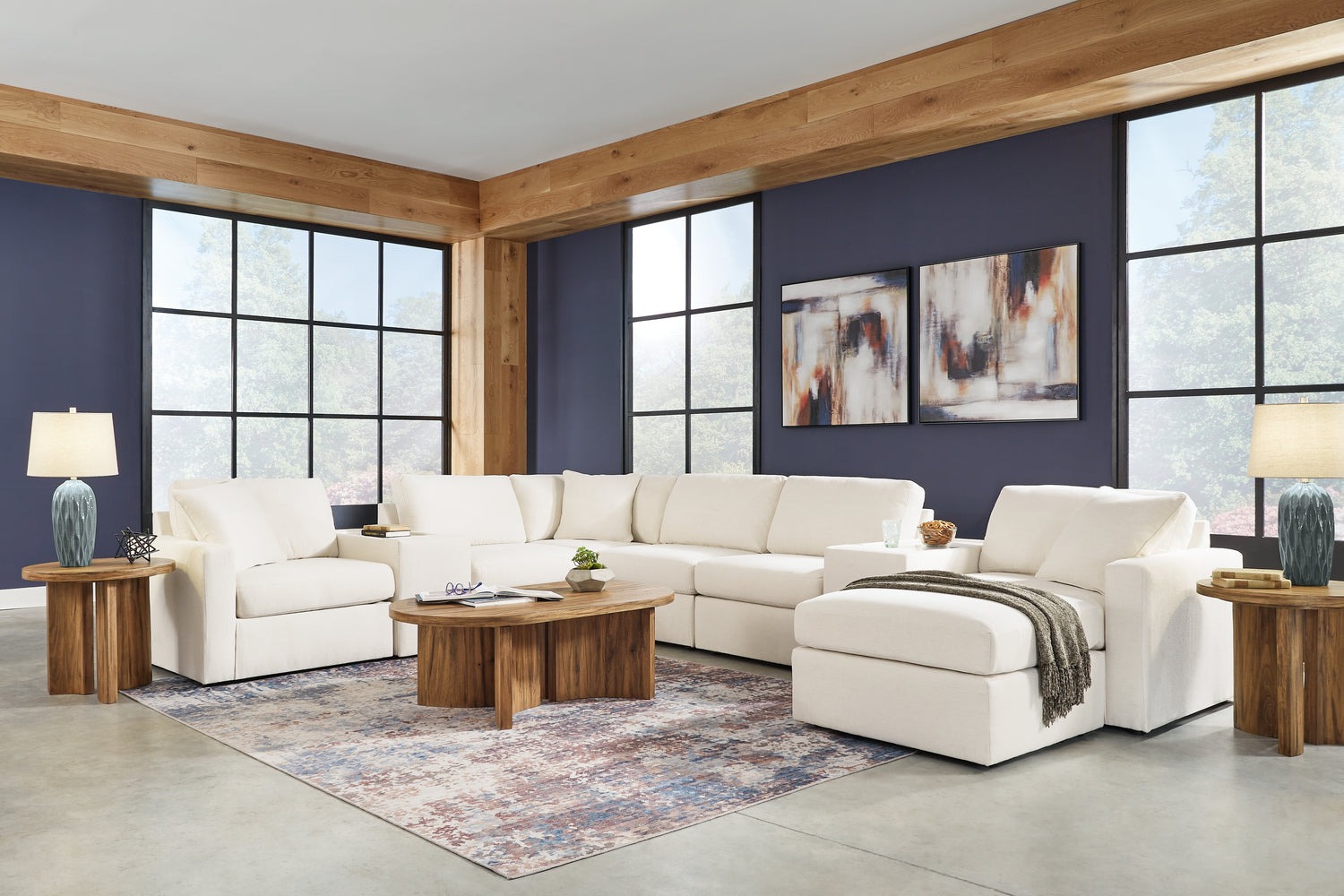 Modmax  6-Piece Sectional and Ottoman - 92103U16
