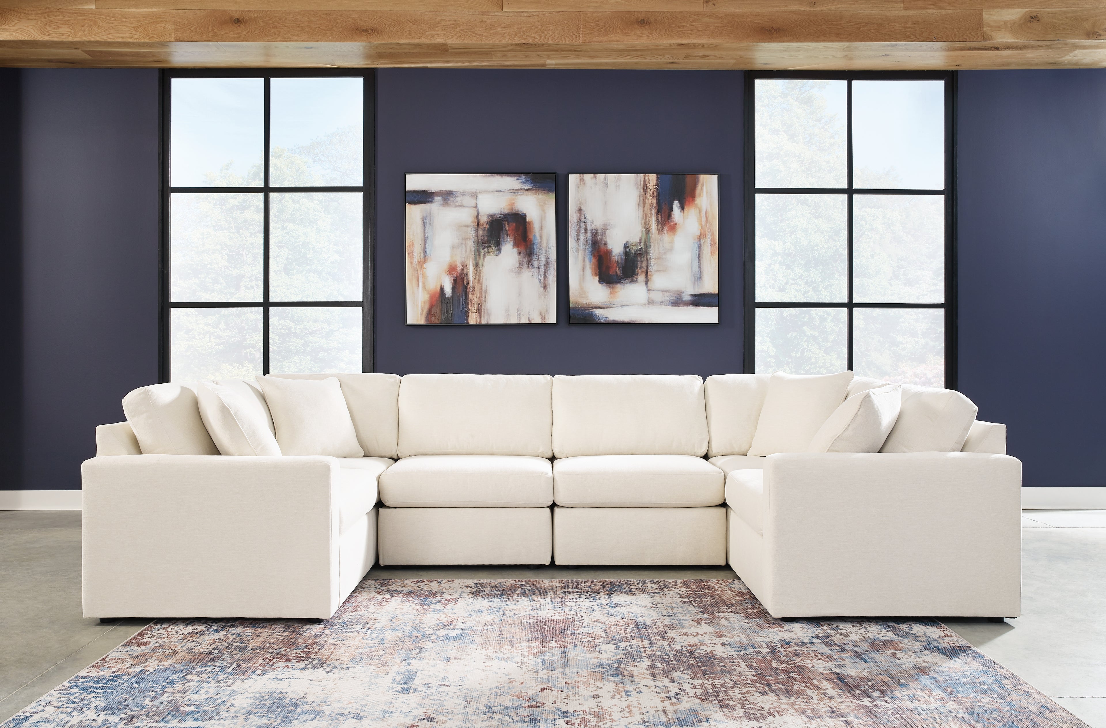 Modmax  6-Piece Sectional and Ottoman - 92103U18