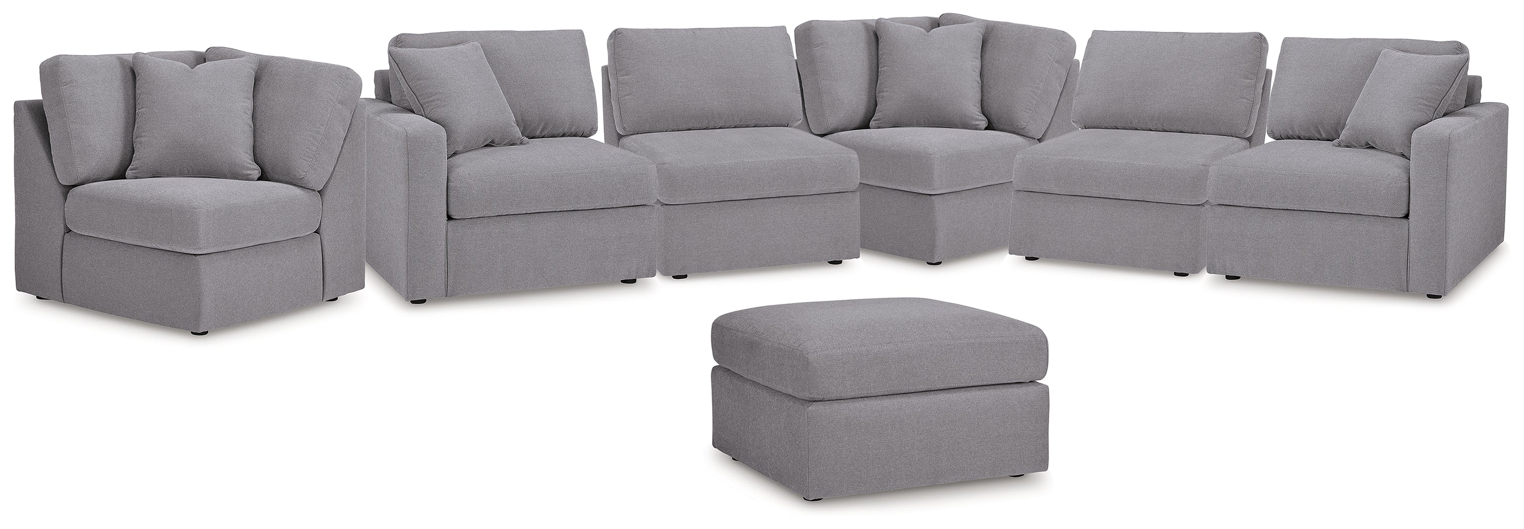 Modmax  6-Piece Sectional and Ottoman - 92104U18