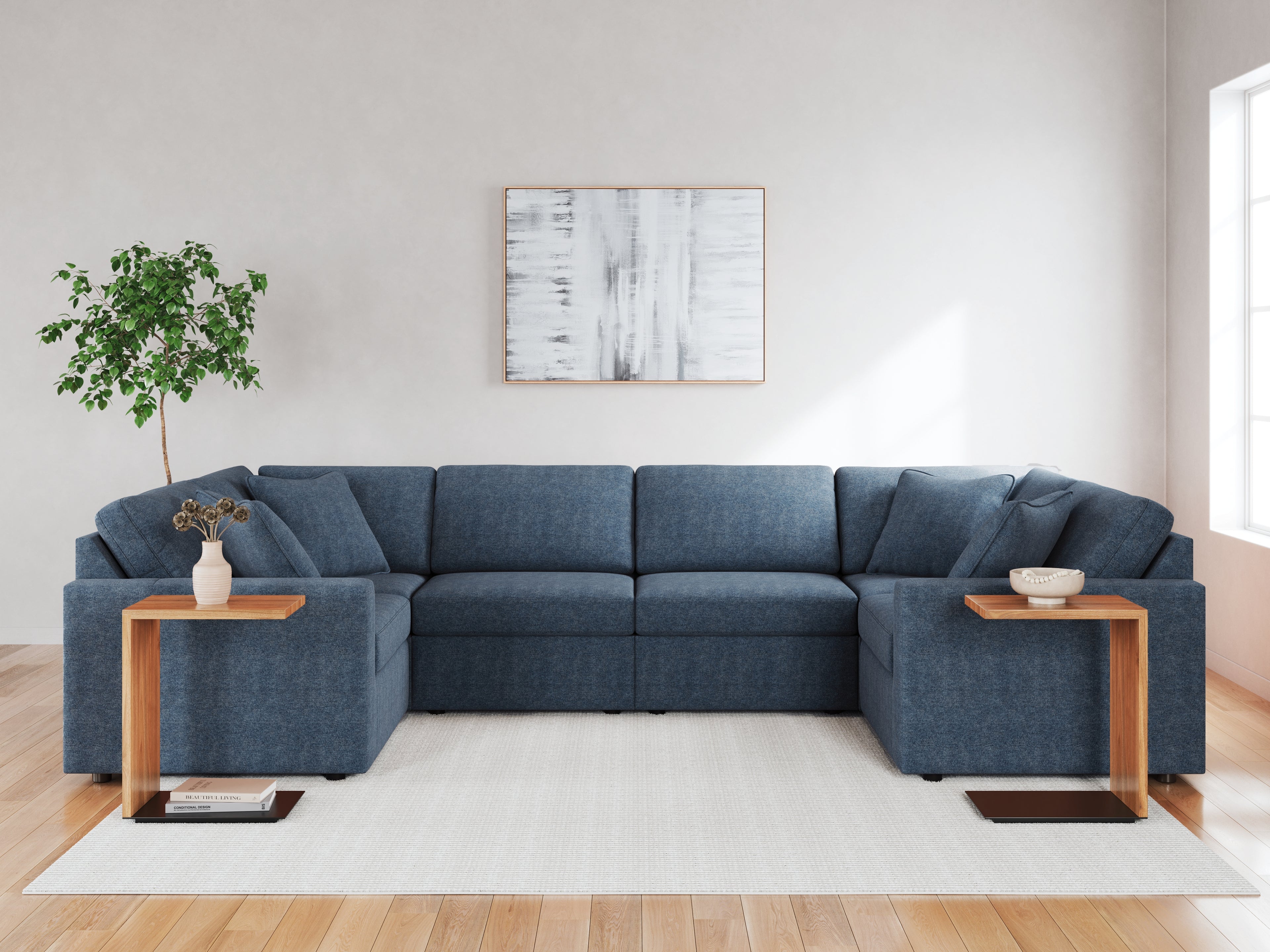 Modmax  6-Piece Sectional and Ottoman - 92121U18