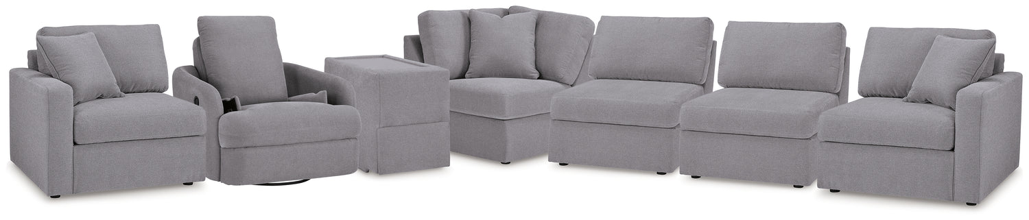 Modmax  6-Piece Sectional and Swivel Glider Recliner - 92104U17