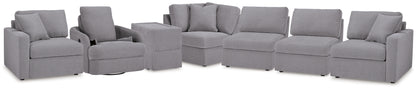 Modmax  6-Piece Sectional and Swivel Glider Recliner - 92104U17
