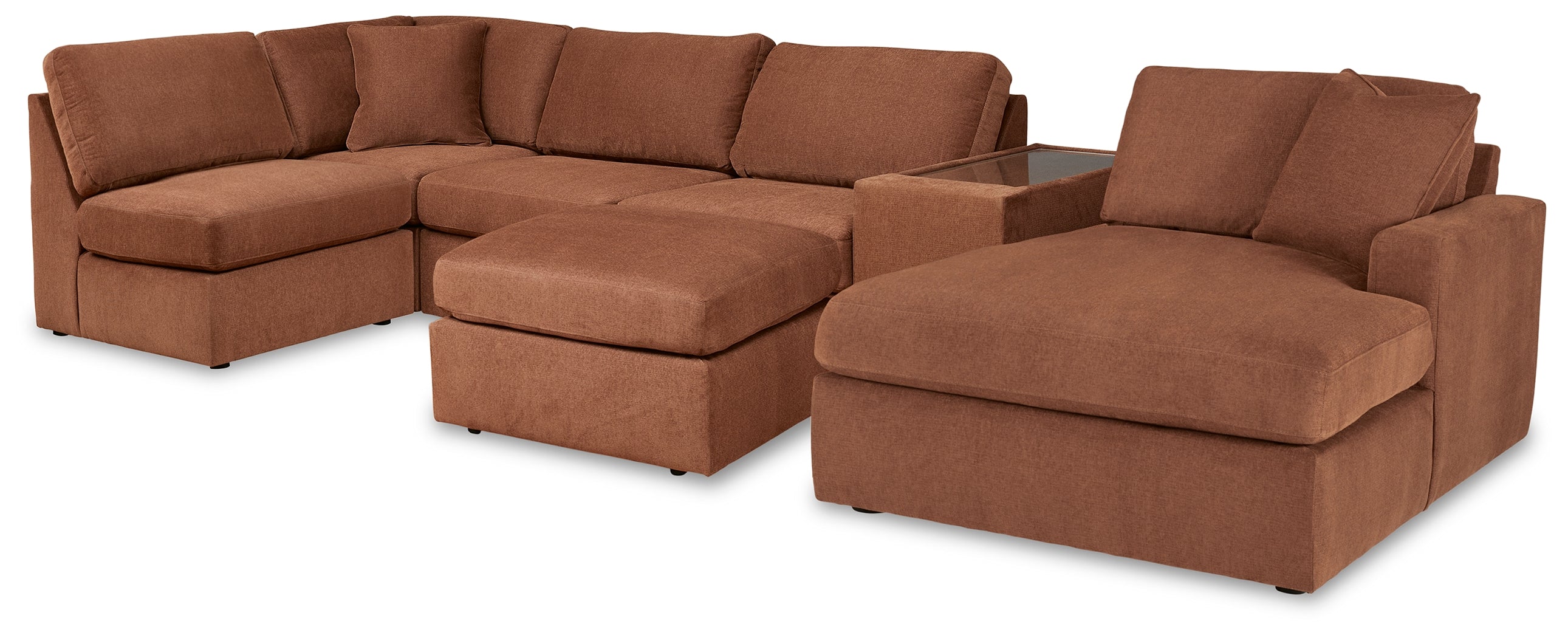 Modmax  6-Piece Sectional with Chaise and Ottoman - 92102U7